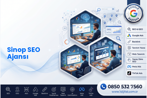 Sinop SEO Ajansı — Dijital1 dijital pazarlama hizmeti görseli