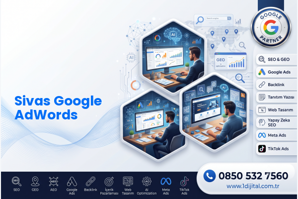 Sivas Google AdWords — Dijital1 dijital pazarlama hizmeti görseli