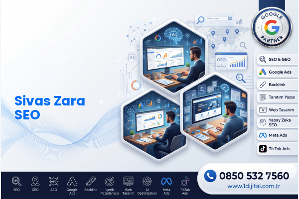 Sivas Zara SEO — Dijital1 dijital pazarlama hizmeti görseli