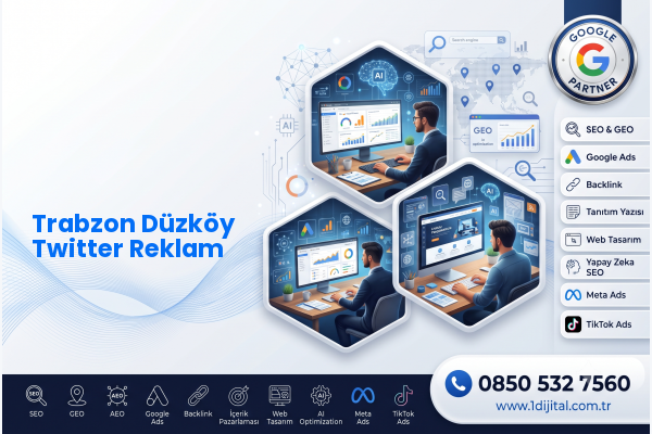 Trabzon Düzköy Twitter Reklam — Dijital1 dijital pazarlama hizmeti görseli