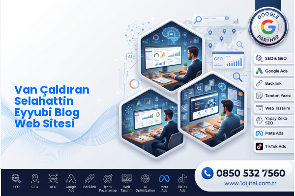 Van Çaldıran Selahattin Eyyubi Blog Web Sitesi — Dijital1 dijital pazarlama hizmeti görseli