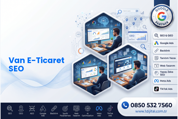 Van E-Ticaret SEO — Dijital1 dijital pazarlama hizmeti görseli