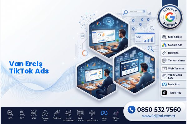 Van Erciş TikTok Ads — Dijital1 dijital pazarlama hizmeti görseli