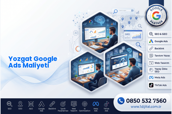 Yozgat Google Ads Maliyeti — Dijital1 dijital pazarlama hizmeti görseli